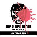 MAD APE NINJA Vinyl Paint 42 Clear Red