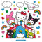 Pipsticks Hello Kitty And Friends Rainbow Pals Super Big Puff Sticker