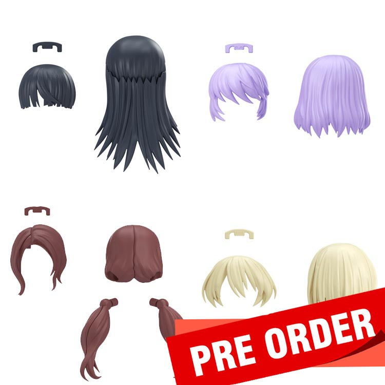 [New! Pre-Order] [SET] 30MS Option Hair Style Parts Vol.12