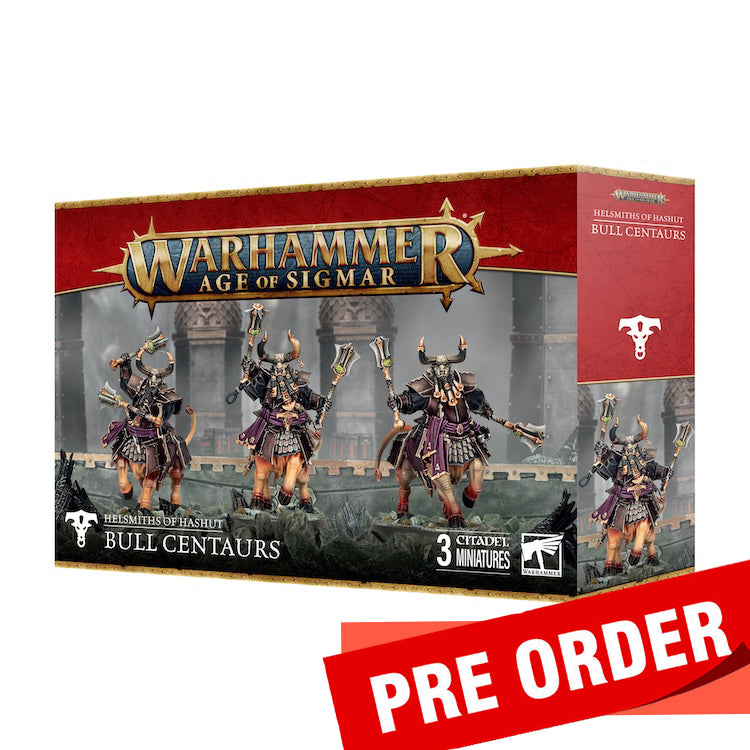 [Launched 11/01] Warhammer Age of Sigmar: Helsmiths of Hashut: Bull Centaurs