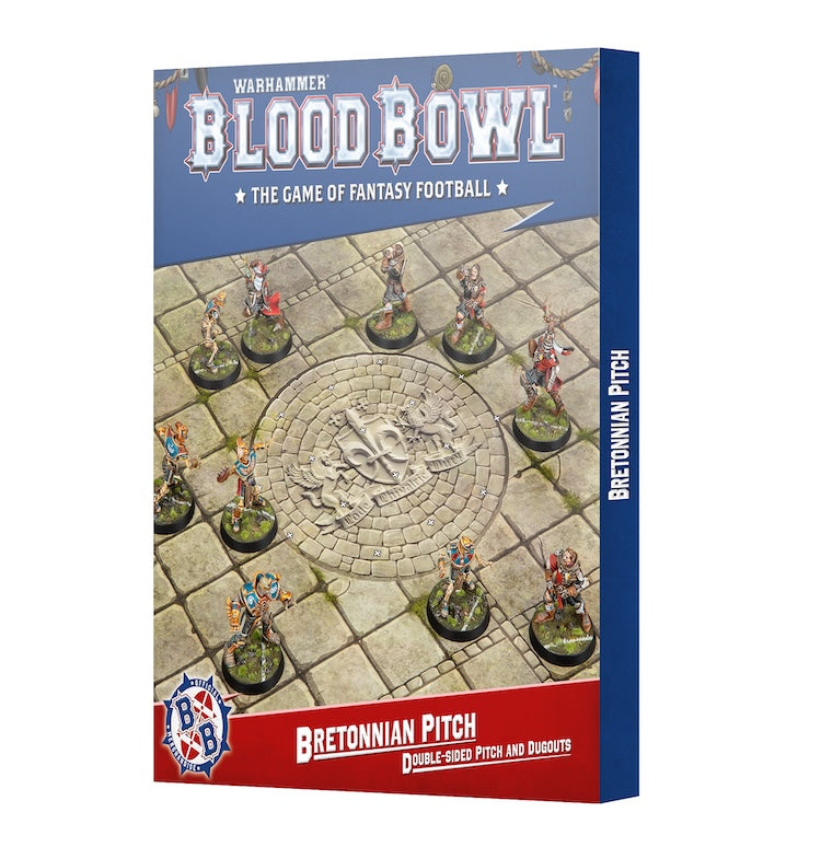 Warhammer: Blood Bowl: Bretonnian Team Pitch & Dugouts
