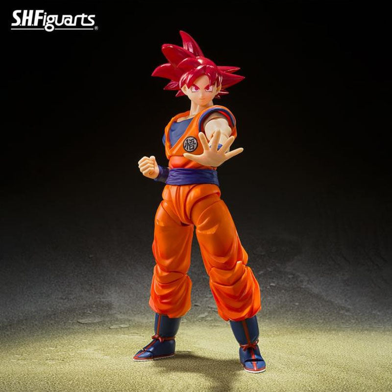 Dragon Ball S.H.Figuarts Dragon Ball Super Saiyan God Son Goku - SAIYAN GOD INSTILLED WITH THE LIGHT OF RIGHTEOUS HEARTS -