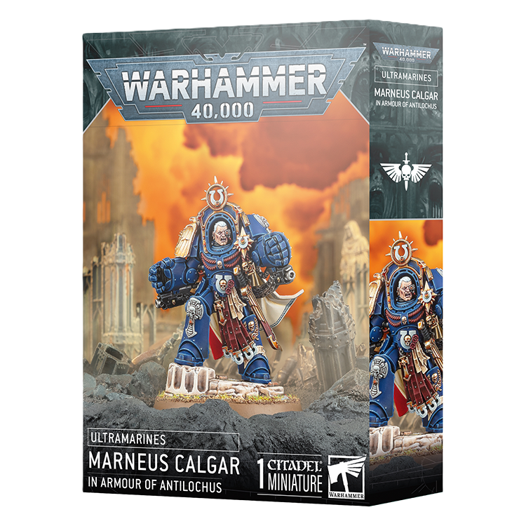 [Launched 11/08] Warhammer 40000: Space Marines: Ultramarines: Marneus Calgar in Armour of Antilochus