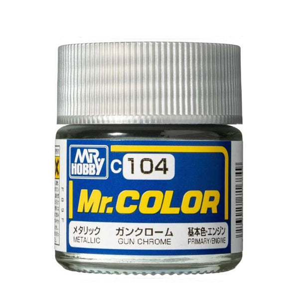 Mr. Color Paint C104 Metallic Gloss Gun Chrome 10m