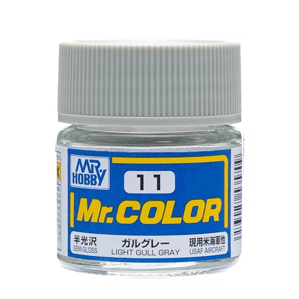 Mr. Color Paint C11 Semi-Gloss Light Gull Gray 10m