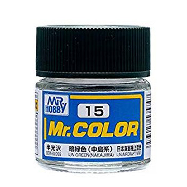 Mr. Color Paint C15 Semi-Gloss IJN Green - Nakajima 10m