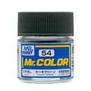 Mr. Color Paint C54 Flat Khaki Green 10m