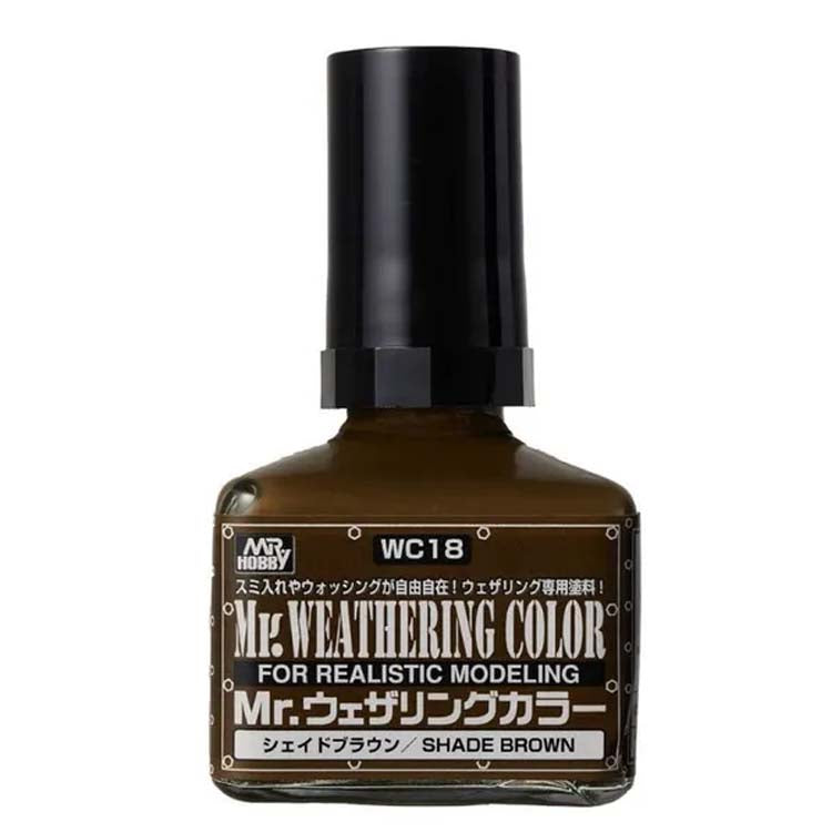 Mr. Weathering Color Paint Shade Brown WC18