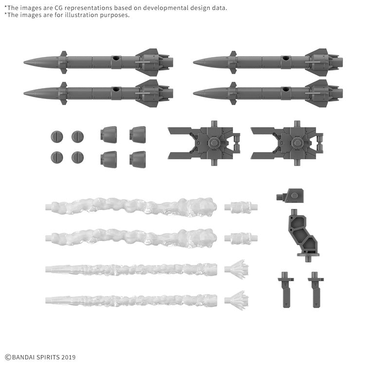 [New! Pre-Order] 30MM W-34 Option Parts Set 21 Multi Missile 1