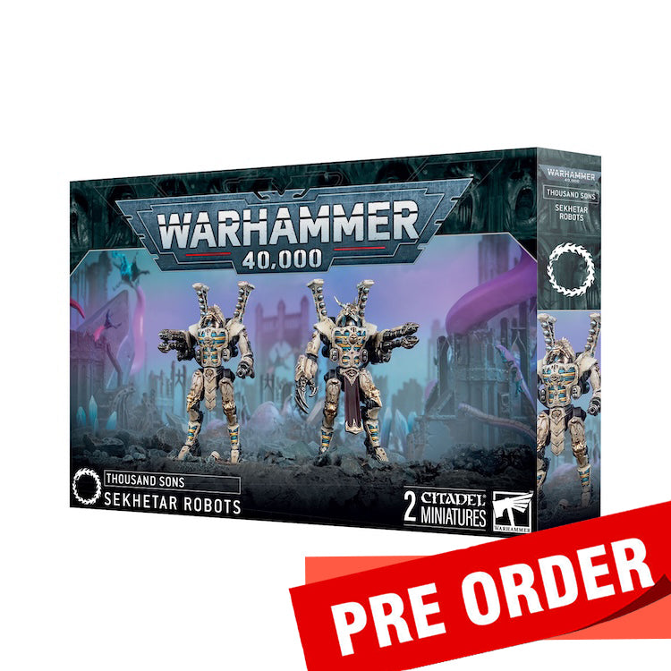 [Launch Date 9/20] Warhammer 4000: Thousand Sons: Sekhetar Robots