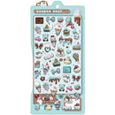 QLIA Stickers:01212 BonBon Drop Stickers Choco