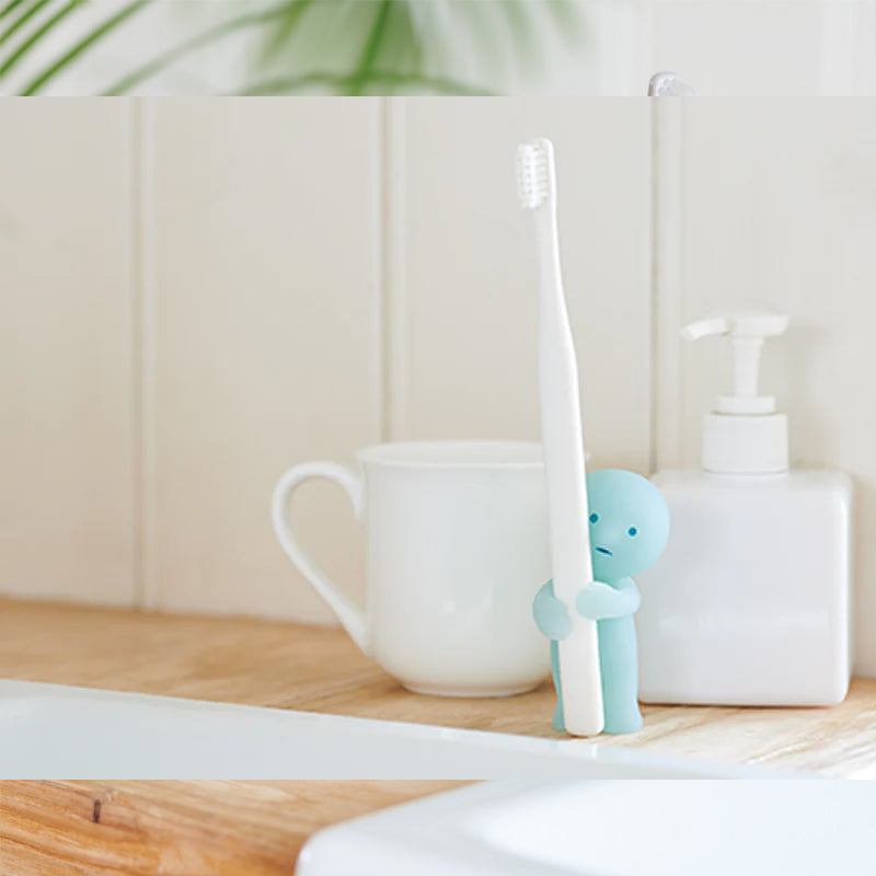 Smiski Toothbrush Stand- Holding