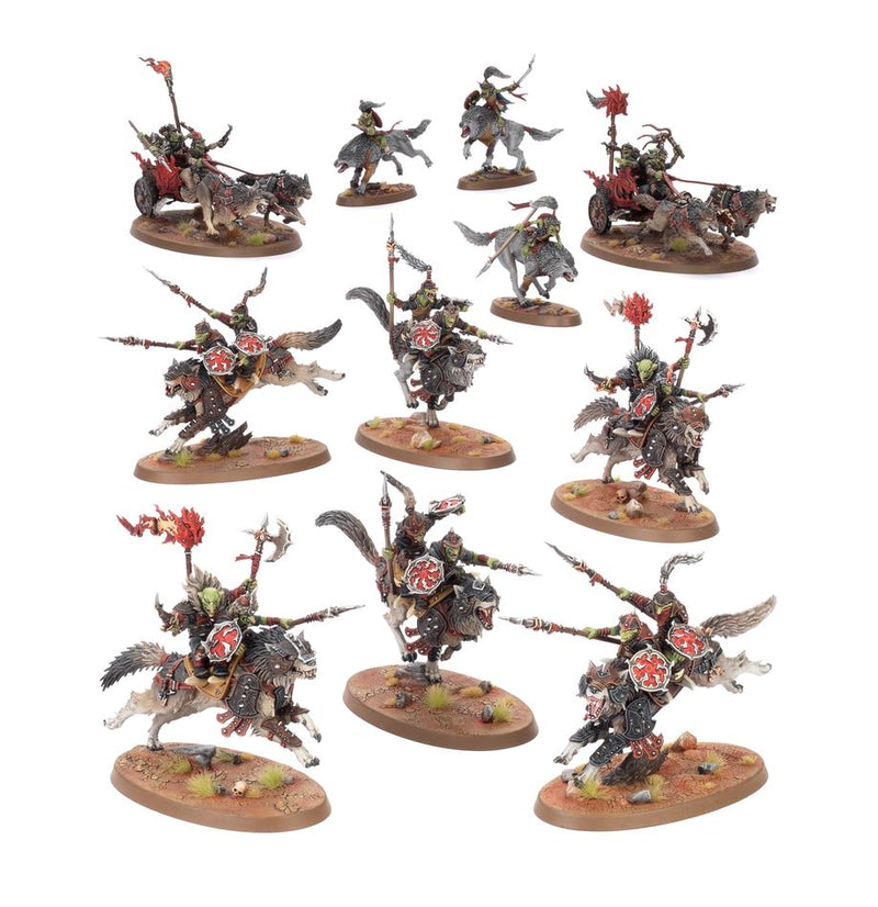 [Launch Date 9/27] Warhammer Age of Sigmar: Spearhead: Gloomspite Gitz: Snarlpack Huntaz