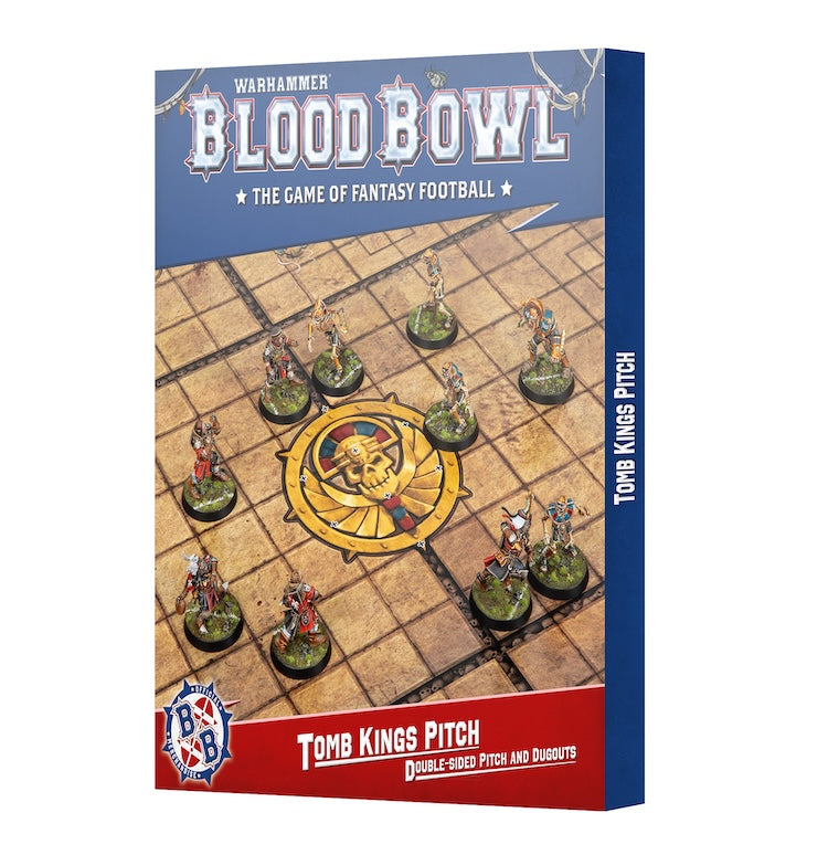 Warhammer: Blood Bowl: Tomb Kings Team Pitch & Dugouts