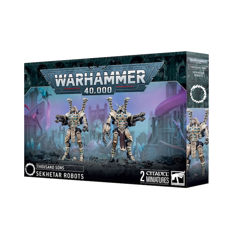 [Launch Date 9/20] Warhammer 4000: Thousand Sons: Sekhetar Robots