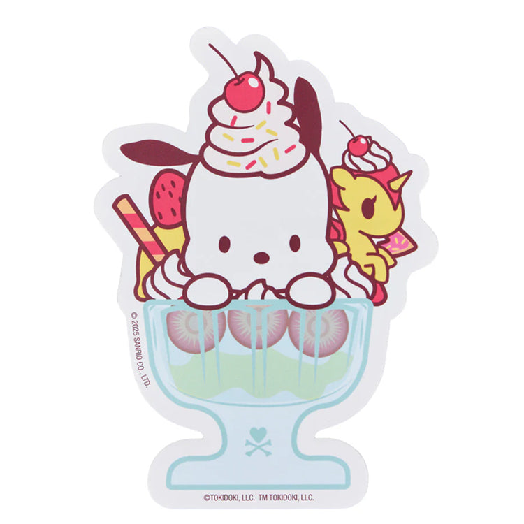 Tokidoki x Hello Kitty & Friends Fast Food Sticker - Pochacco