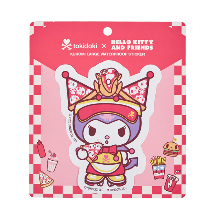 Tokidoki x Hello Kitty & Friends Fast Food Sticker - Kuromi