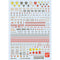 Gundam Decal 038 HGUC ZEON 3 Mobile Suit Gundam