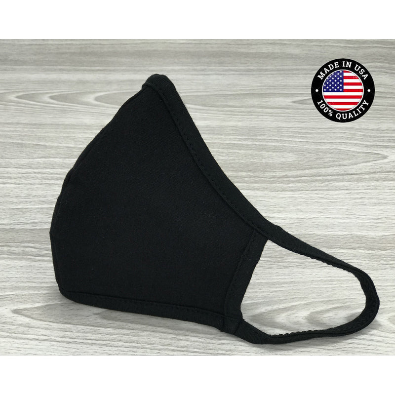 Washable Cotton Face Mask - Black