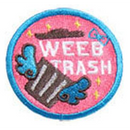 Fantastic Fam Patch - Weeb Trash (Pink)
