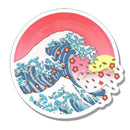Fantastic Fam Vinyl Sticker - Cherry Blossom Wave
