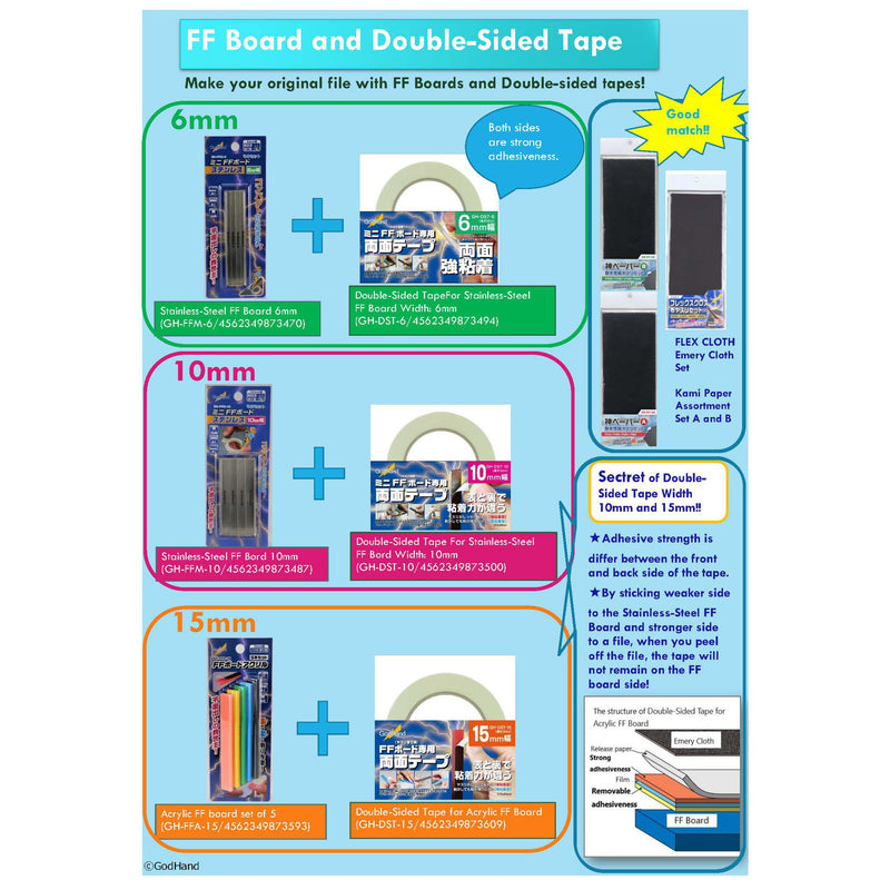 Double-Sided Tape 15mm for FF Acrylic Board GH-DST-15