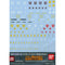 Gundam Decal 028 HGUC  ZEON MS 1 Mobile Suit Gundam Multiuse
