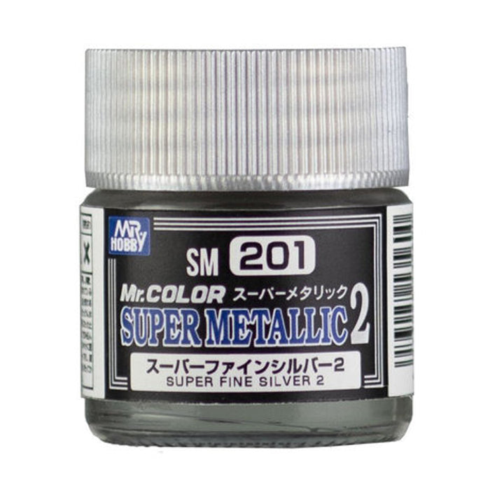 Mr. Color Super Metallic 2 SM201 Super Fine Silver 2 10ml